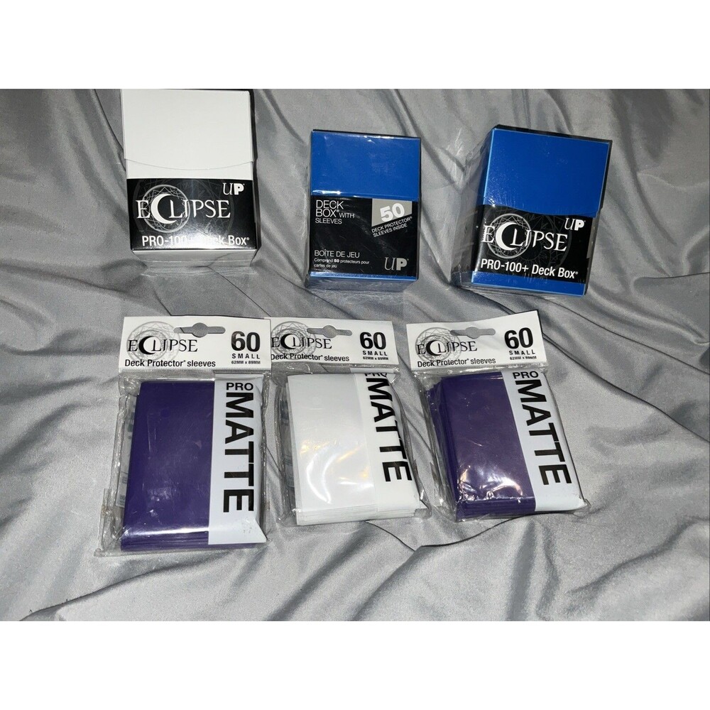 ULTRA PRO ECLIPSE PRO 100+Deck Box BLUE,BASEBALL,MAGIC POKEMAN YU-GI-OH,ETC NEW